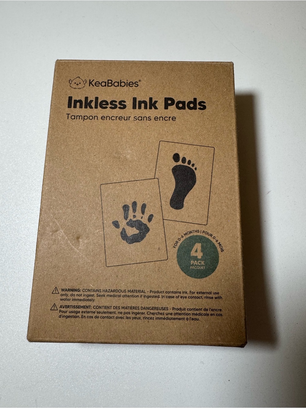 Ink-less Ink Pads- Jet Black 4 Pack